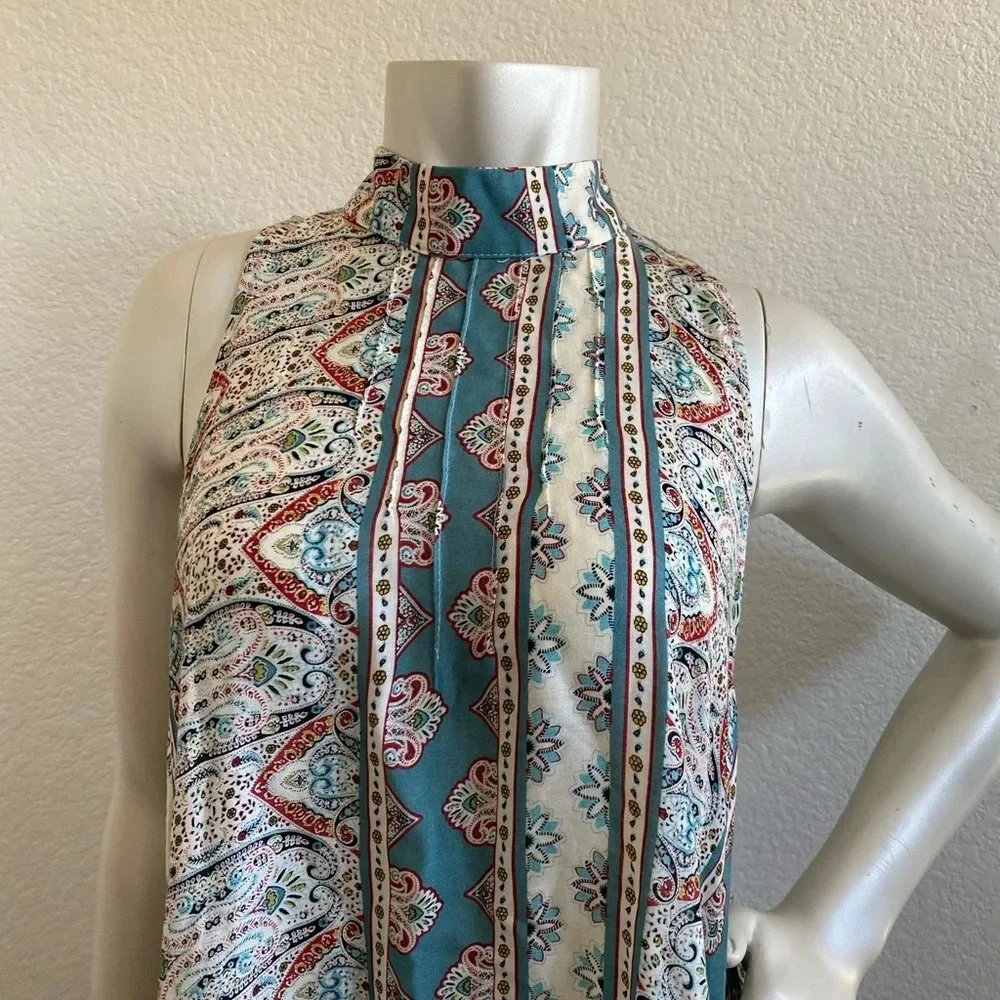 Intimately Free People Mock Neck Slip Dress Boho Large - Picture 3 of 14